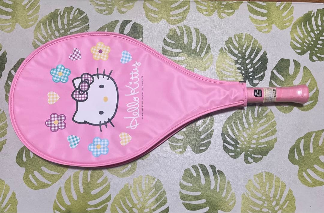 サンリオ ハローキティ ダンロップ 硬式 子供用23inテニスラケット
