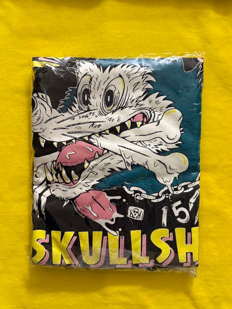 マンウィズ SKULLSHIT コラボTシャツ XLサイズ