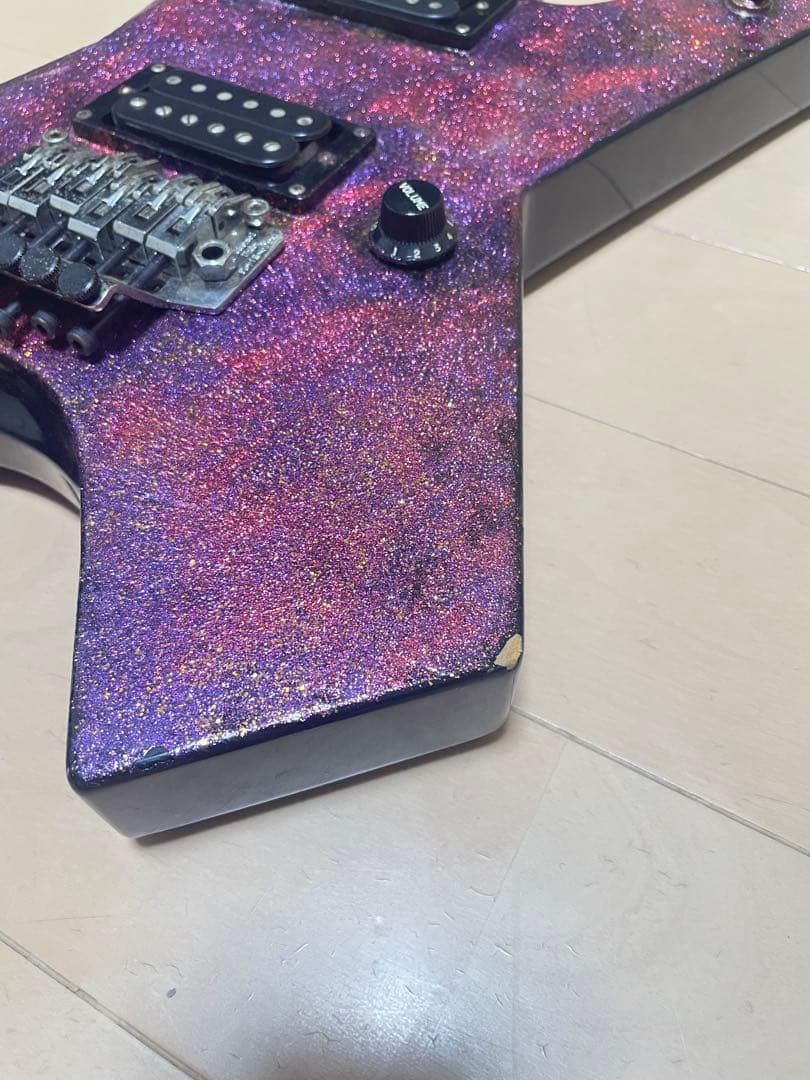 killerパイレーツ　ボディーのみです。ジャンク品 金紫ピンク凹凸自分で塗装。