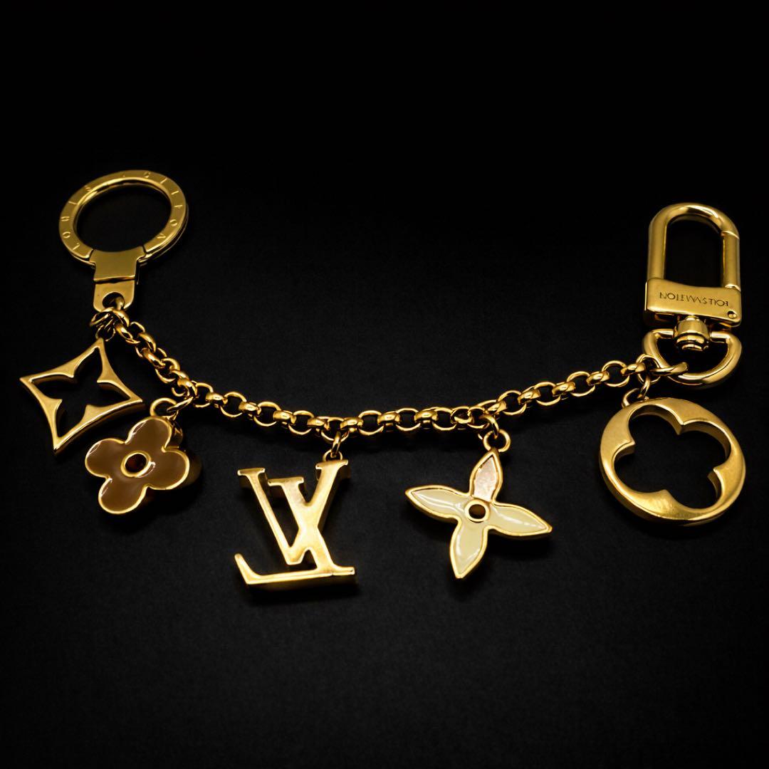 鑑定済】 ルイヴィトン チェーン フルール ドゥ モノグラム バッグ