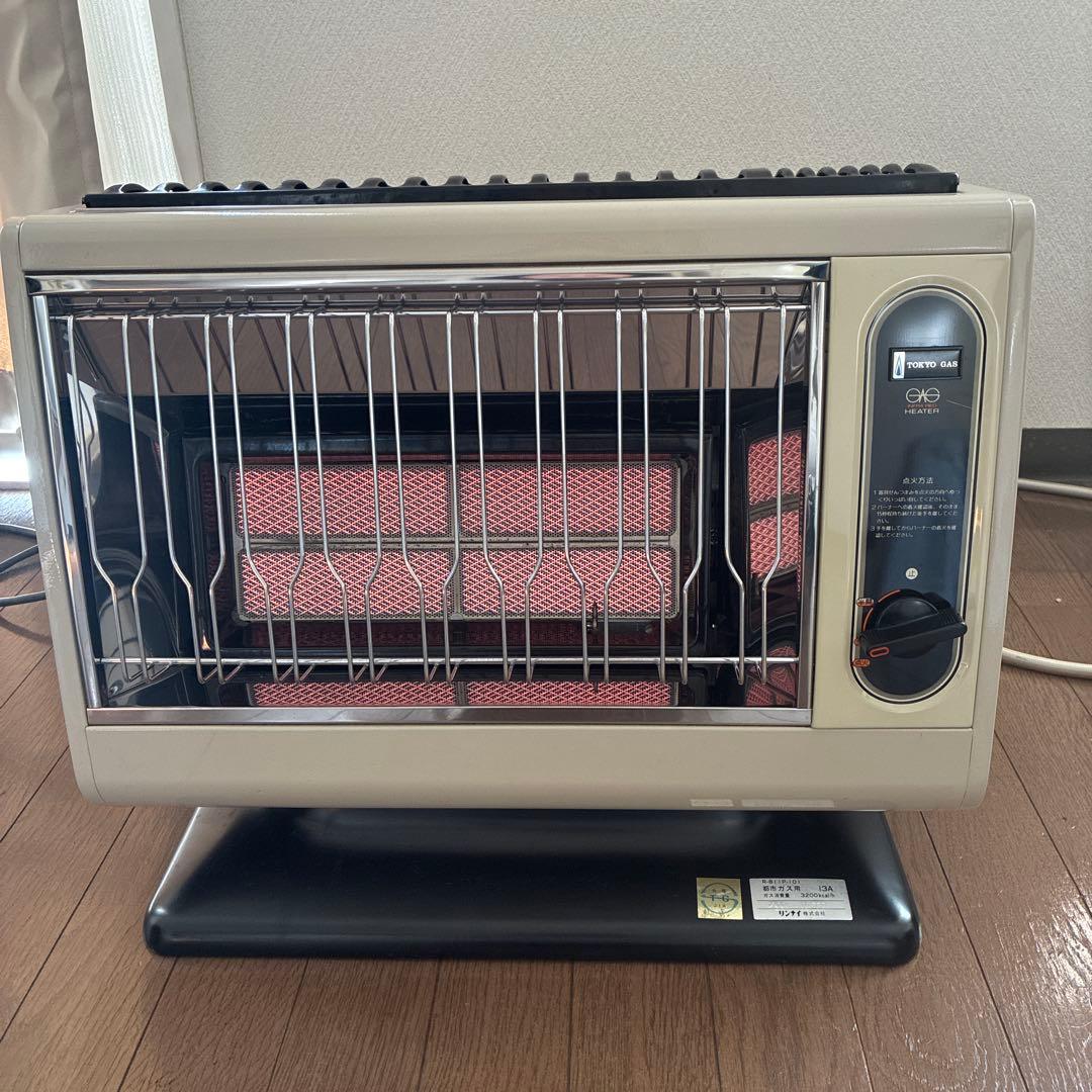 リンナイ都市ガスTOKYO GAS ガスストーブ 未使用品】リンナイ ガスストーブ R-480P-102 都市ガス【希少品