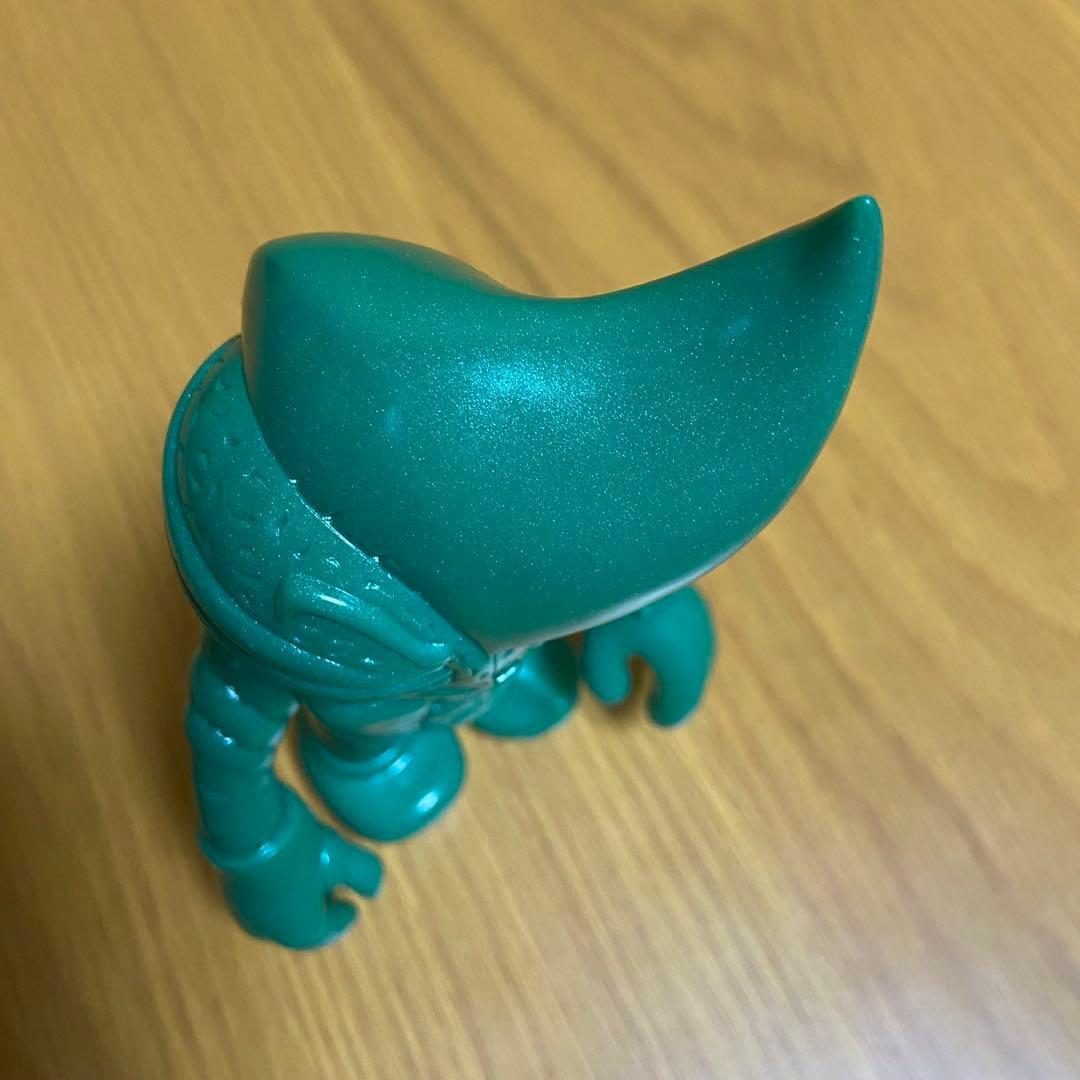 リアルへッド マッドバーバリアンズ 緑ラメ成型 未塗装 ソフビ 5416