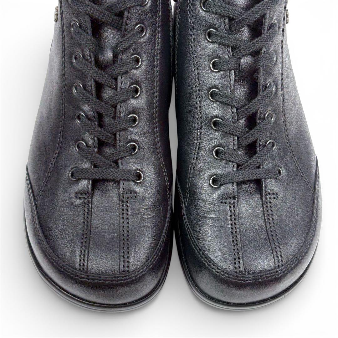 【極美品】フィンコンフォート　22.5cm　3 MACHIDA ハイカット　黒