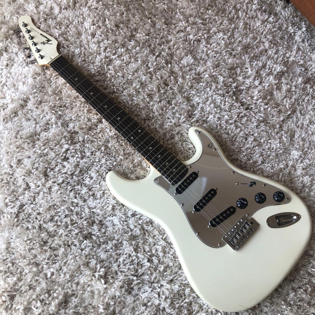 MAVIS ストラトタイプ ホワイト ミラーピックガード 美品 - メルカリ