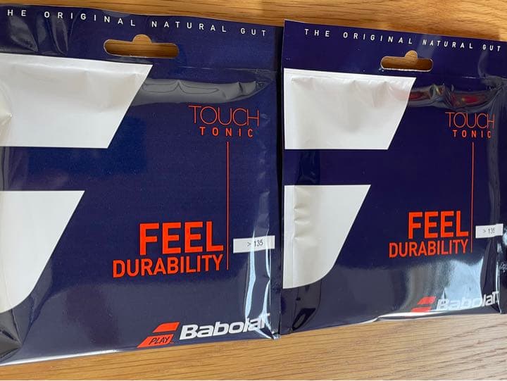 バボラ Babolat タッチトニック 1.35mm以上2張りセット Babolat（バボラ） テニスガット・ストリング TOUCH TONIC タッチ
