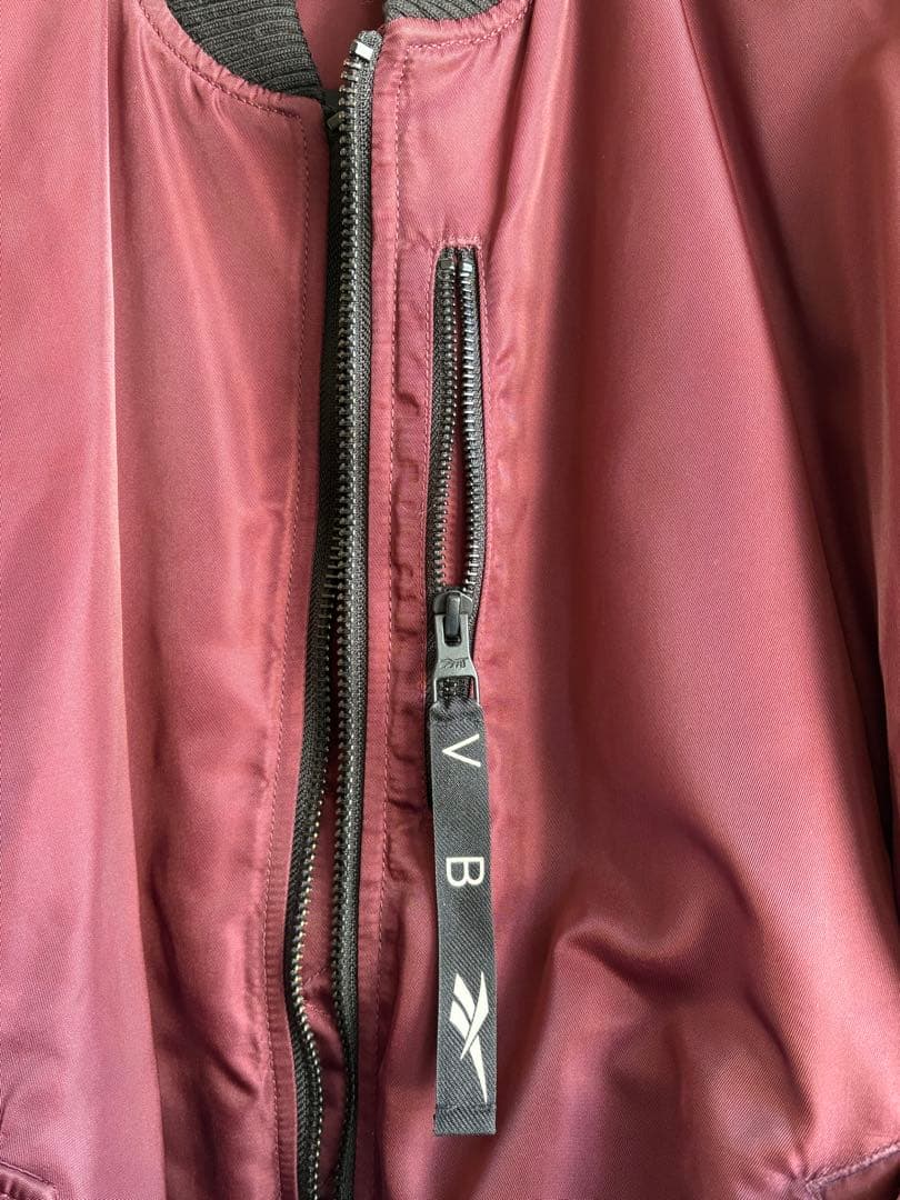 Reebok × Victoria beckham ジャケットMA-1 - メルカリ