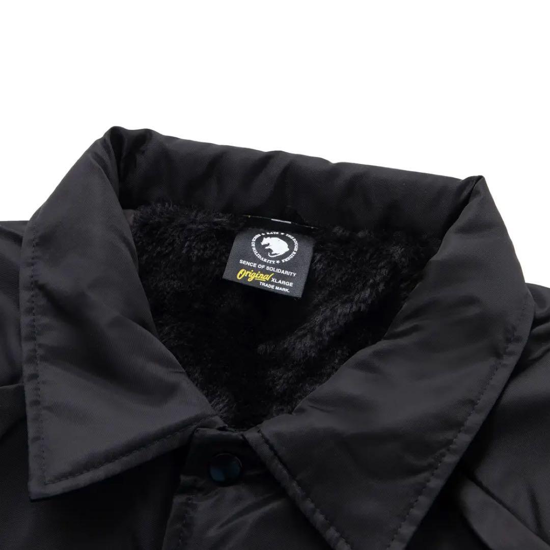 完売商品 新品未使用 RATS ボアコーチジャケット M ブラック 黒 刺繍