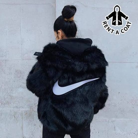 正規品 Nike Ambush ファー ブルゾン ブラック コート リバーシブル