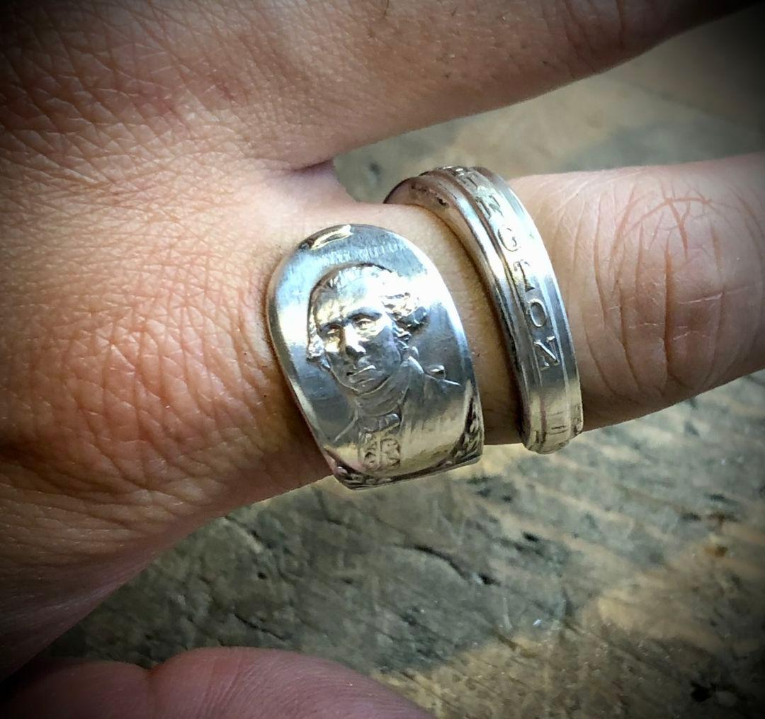 ジョージワシントン ヴィンテージスプーンリング 22号 - メルカリ