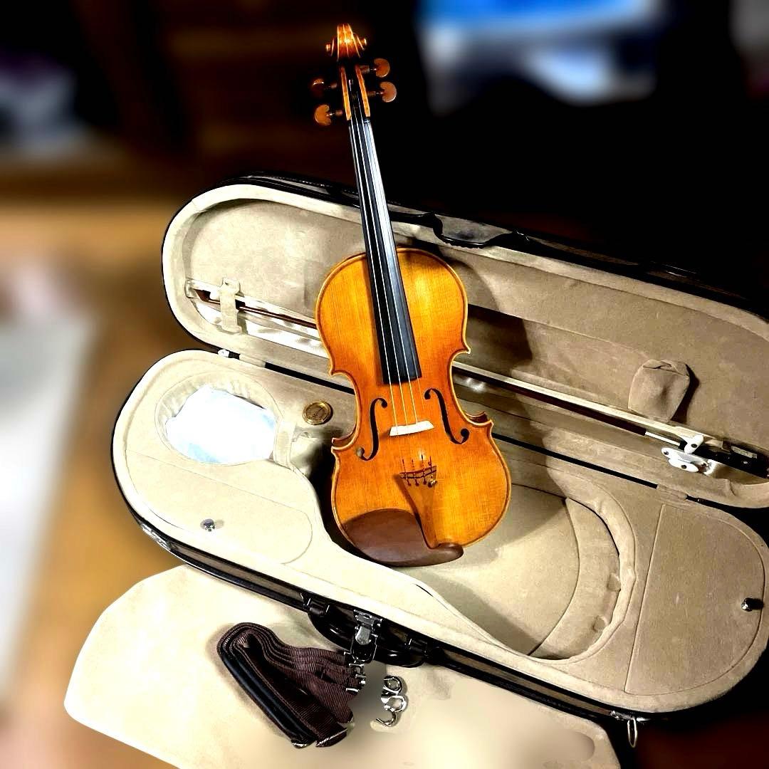 著名作家Setsuo Arai氏製作バイオリン 4/4サイズ 高級弓、ケース付 Artisan SVS-400 バイオリン 4/4 アーチサン 弓 ケース付き - メルカリ