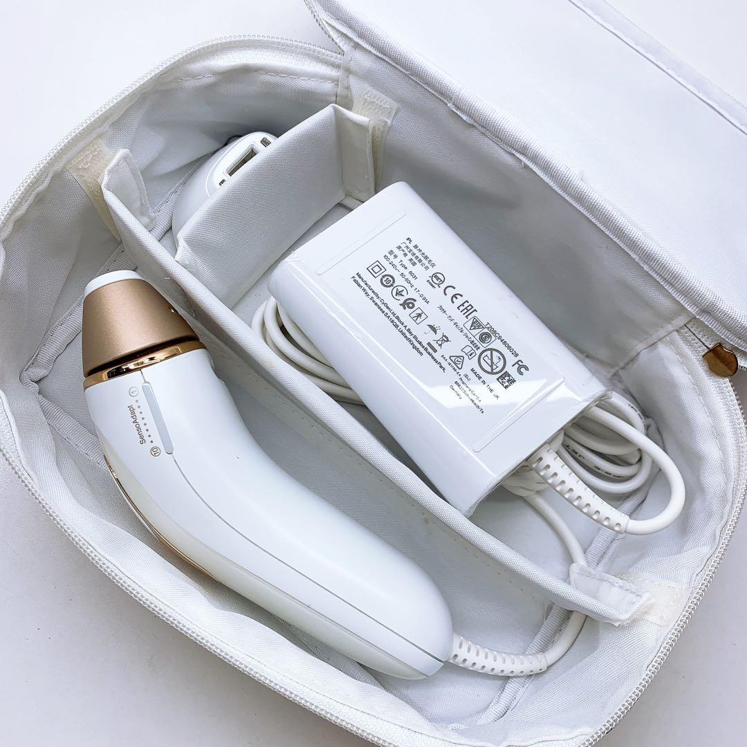 ほぼ未使用⭐️アタッチメント２つ》 ブラウン シルクエキスパート Pro 5 PL ハイパワーで全身ムダ毛ケア！ブラウンの光美容器「シルク