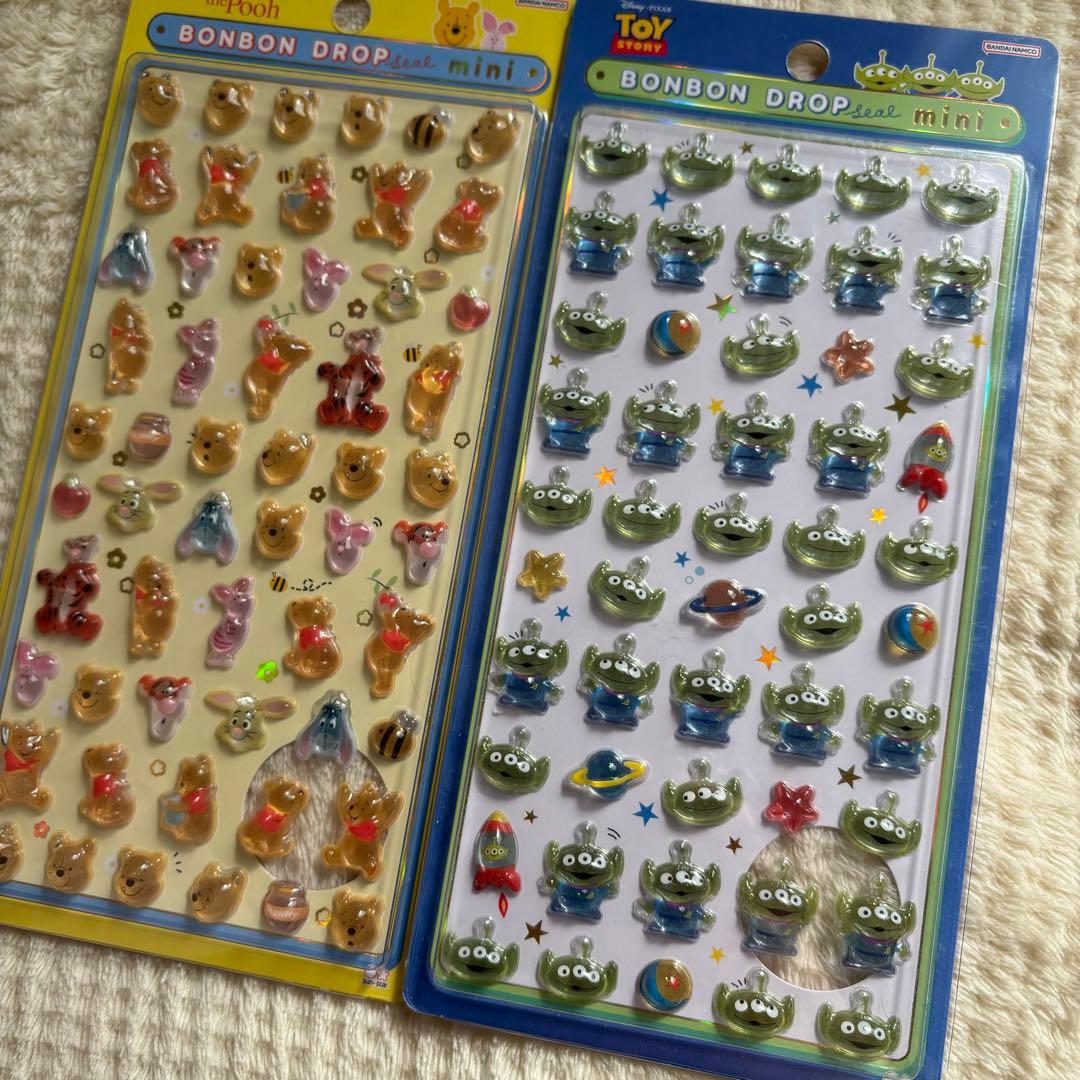 ボンボンドロップシール　ミニ　ディズニー 全8種セット　mini