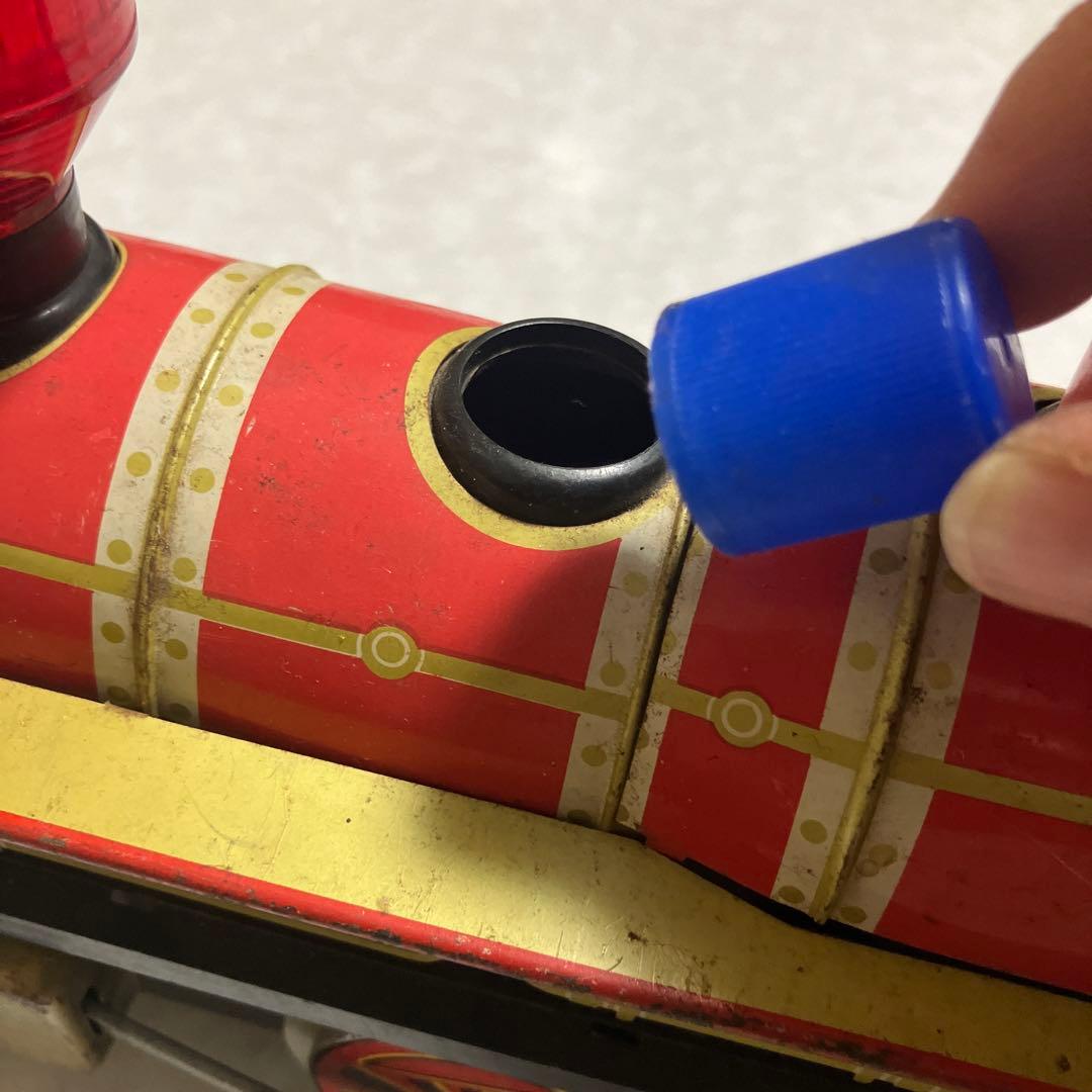 昭和レトロ ブリキ ケロヨン 当時もの 機関車 希少