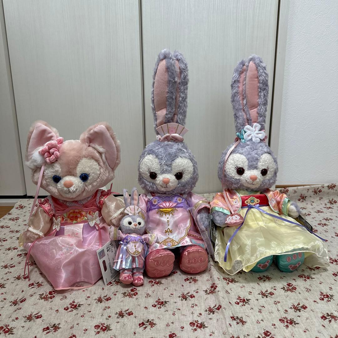 上海ディズニー❤️中秋節　ぬいぐるみS キーホルダー　ステラルー＆リーナベル 中秋 リーナベル ぬいぐるみキーチェーン | 上海ディズニー – リーナちゃん