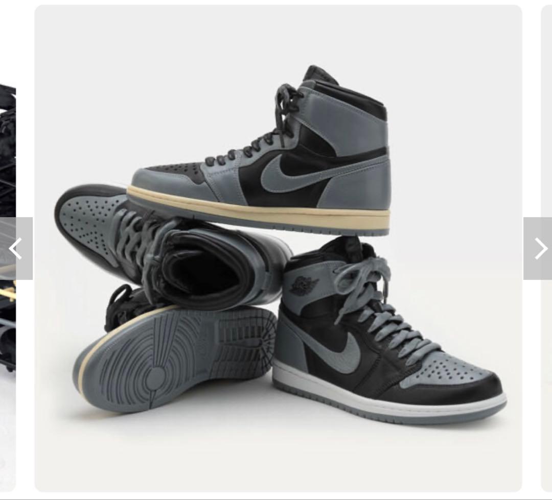 【新品】Nike Air Jordan 1 ブラック/グレー ハイカット NIKE ナイキ AIR JORDAN1 MID エアジョーダン1 ミッドカット 黒/グレー