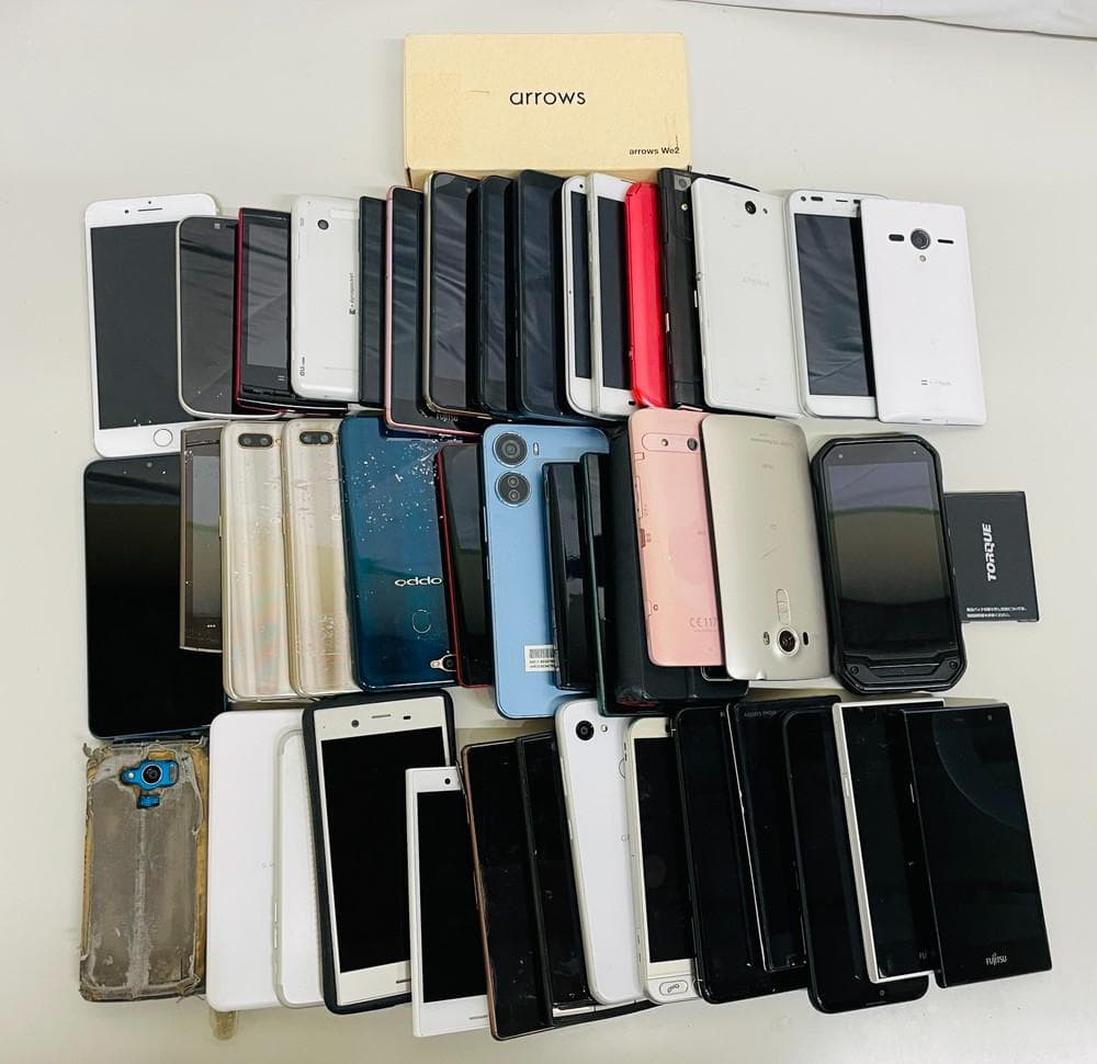 個◇スマホ 43台 まとめ アンドロイド ジャンク 部品取り 10012 - メルカリ
