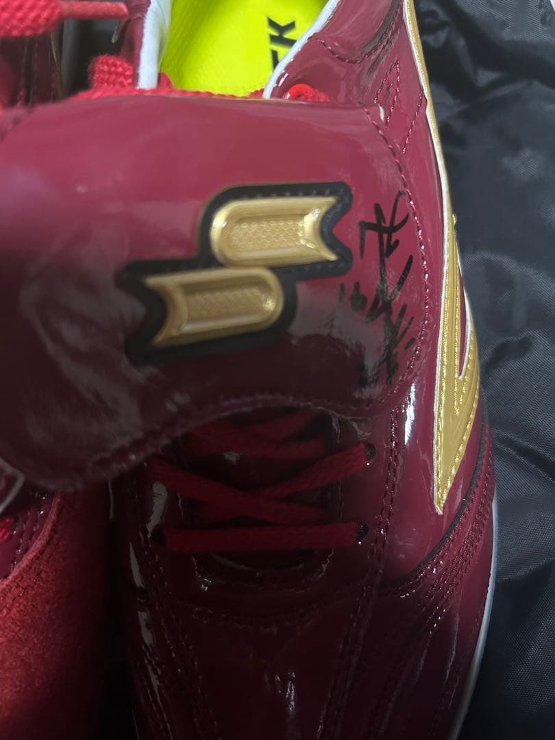 本日限定値下げ 楽天 青山浩二 SSK 赤 スパイク 直筆サイン入り 野球