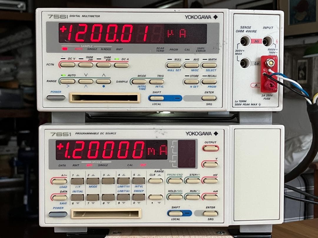 その他 YOKOGAWA 7561(6-1/2) & 7651( DC Source) Yokogawa 7651 Programmable DC Source
