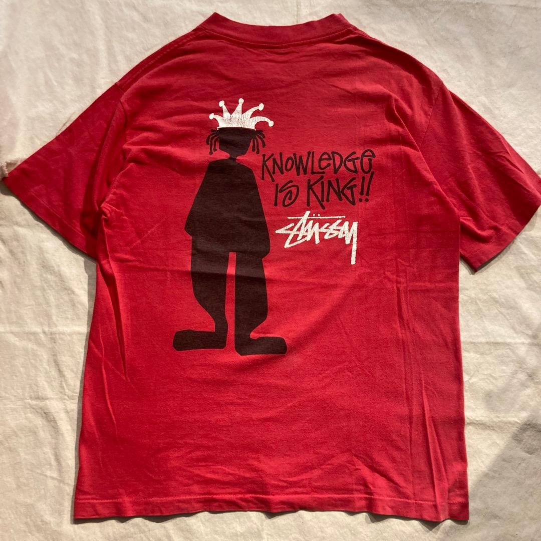 80s OLD STUSSY Tシャツ シャドーマン ラガマフィン 黒タグ - メルカリ