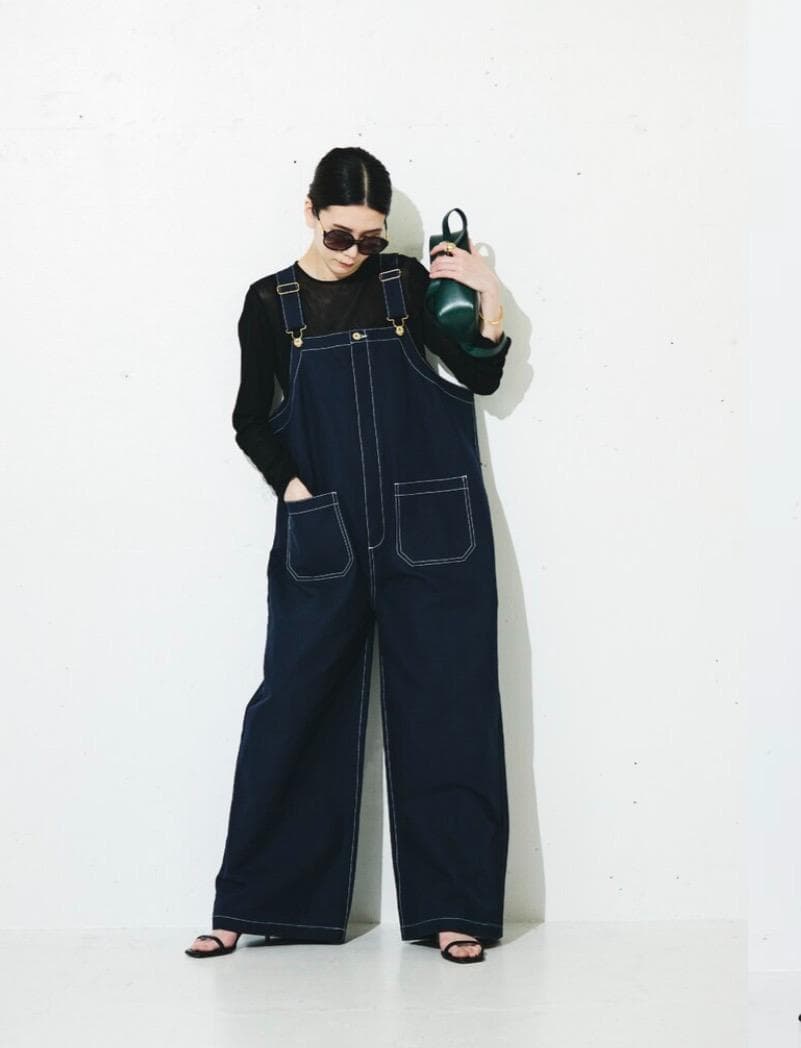 24AW　カレンソロジー　別注　ユニバーサル　オーバーオール　ネイビー UNIVERSAL OVERALL（ユニバーサルオーバーオール）の「Curensology