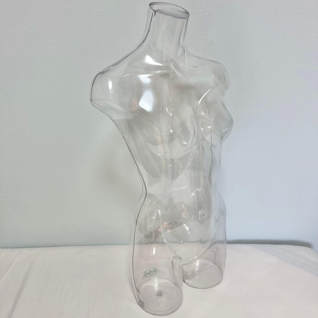 【希少】Rebody レディース トルソー 透明 クリア 樹脂製 15-3