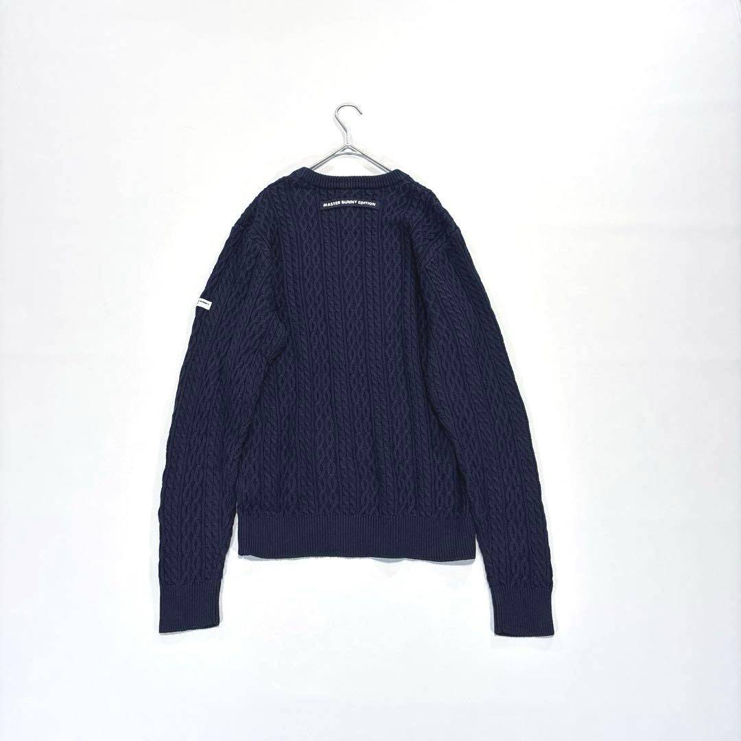 未使用❗️マスターバニーエディション 6 カシミヤ混 ケーブルニット