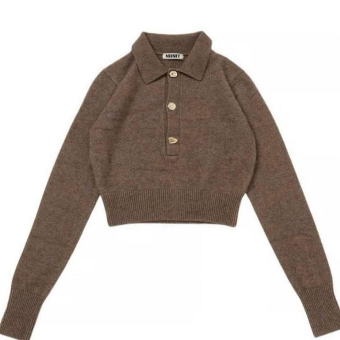 NKNIT raccoon mix skipper knit ① - メルカリ