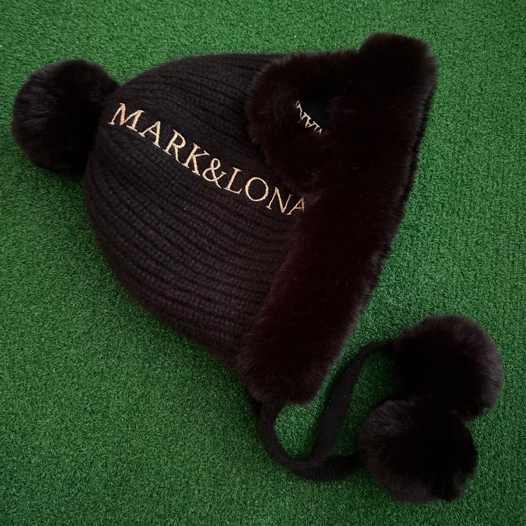 週末につき、お値下げ。マークアンドロナ ネコ耳ニット帽 - メルカリ