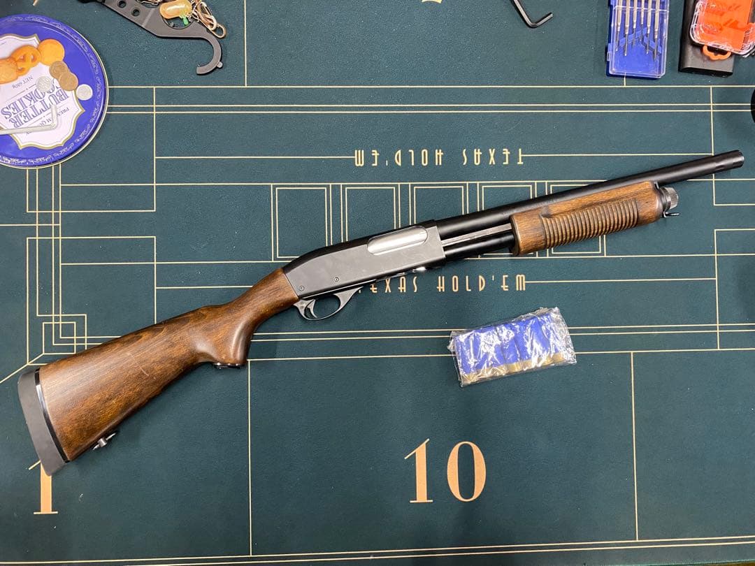 マルゼン　M870 ショットガン　リアルウッド マルゼン ガスショットガンM870 ウッドストックバージョン | ショット