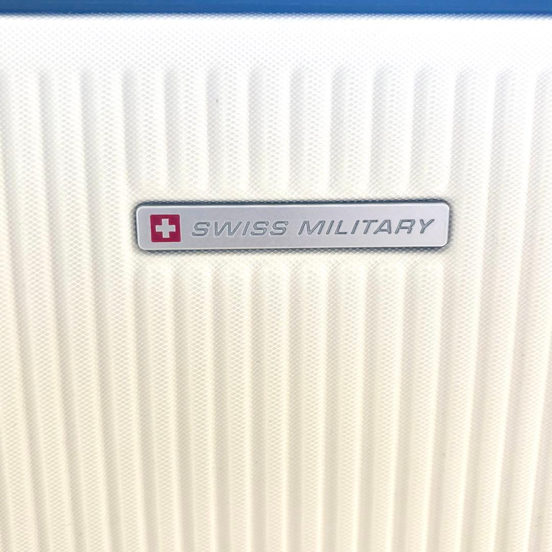 【新品】スイスミリタリー 38.5L スーツケース ホワイト 機内持ち込みサイズ