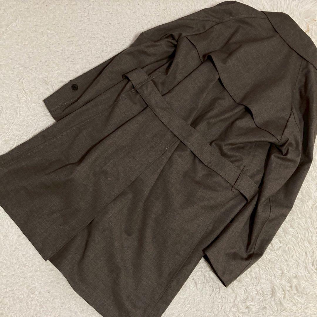 《美品》 TAKEO KIKUCHI コート ブラウン M ビジネス キレイめ