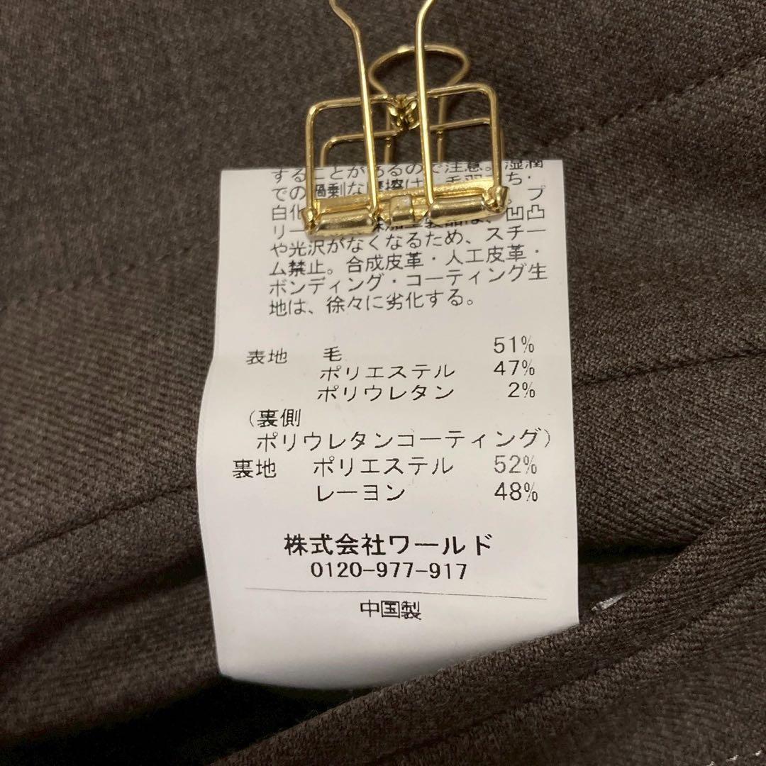 《美品》 TAKEO KIKUCHI コート ブラウン M ビジネス キレイめ