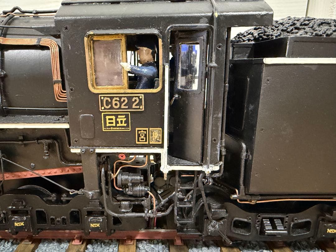 【完成品】デアゴスティーニ　週刊パーツ付クラフトマガジン 蒸気機関車Ｃ６２を作る