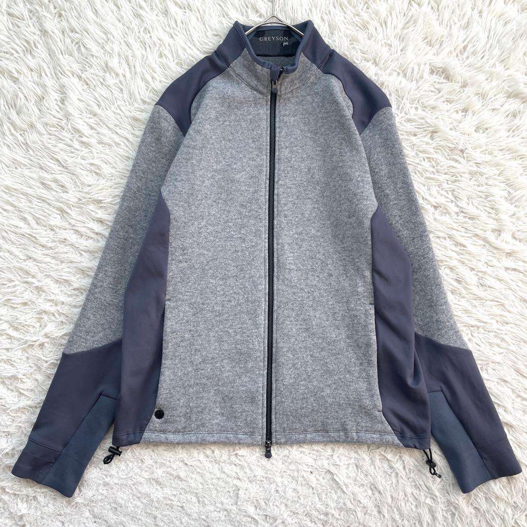 美品　GREYSON 長袖　マルチカラー　ジップ　フリース sundaymountain_g03323