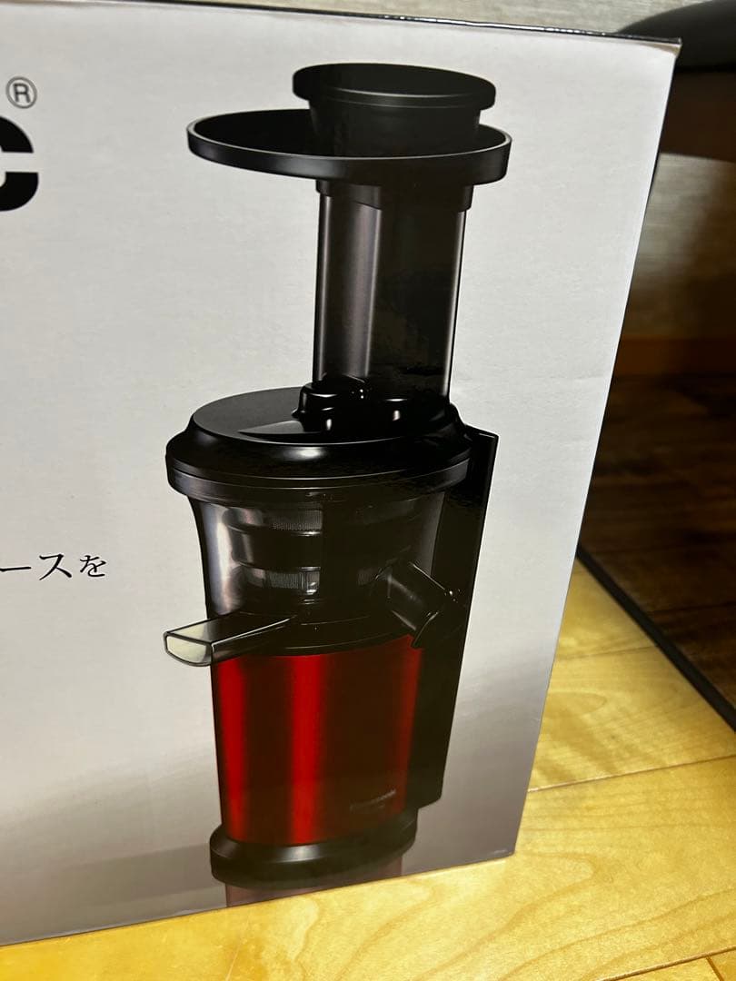 【新品未開封】パナソニック　MJ-L400-R 低速ジューサー　値下げ交渉可
