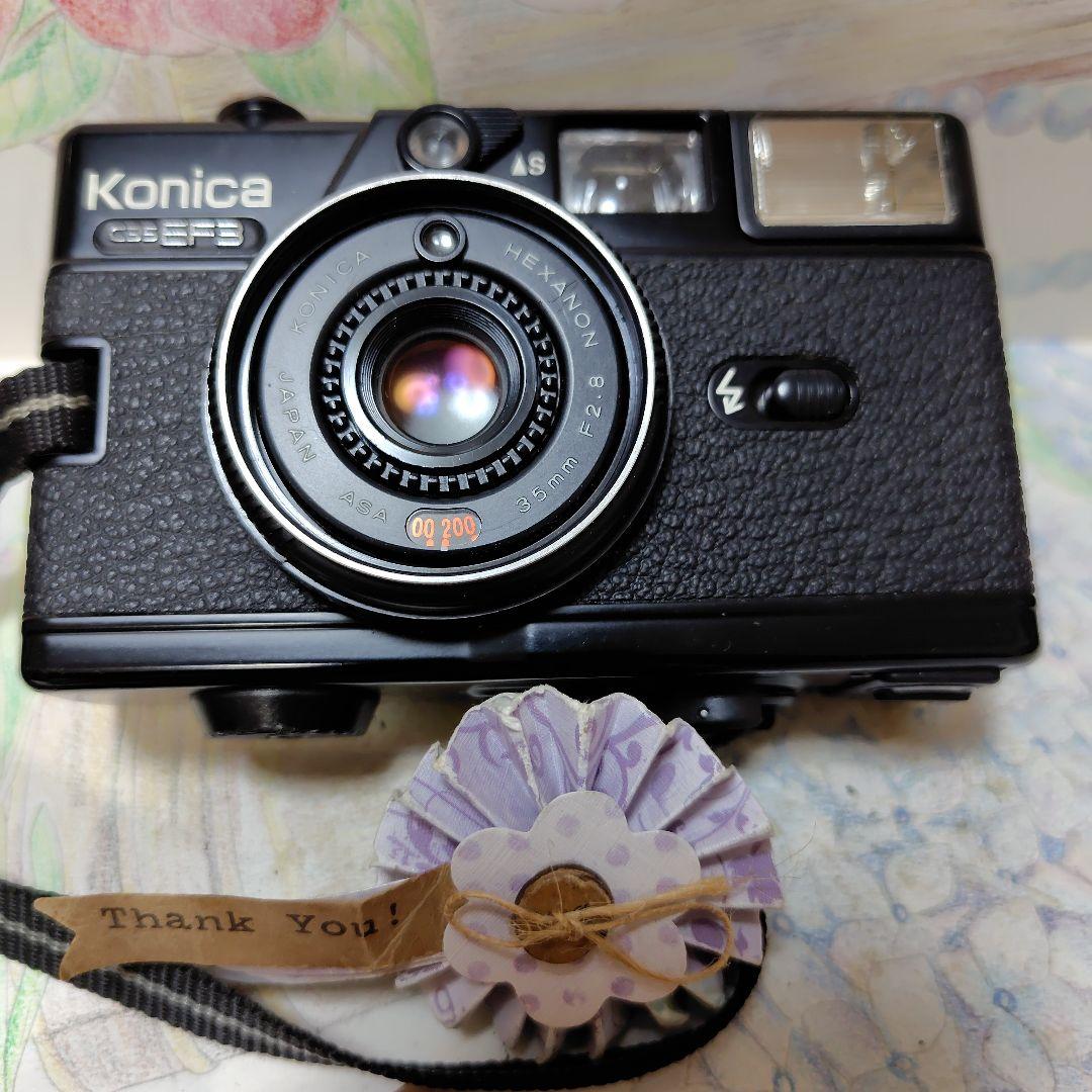 ☆☆極上級美品❕全動作確認済☆☆ KONICA C35 EF3 　ブラック 2026年最新】Konica C35 EF3の人気アイテム - メルカリ