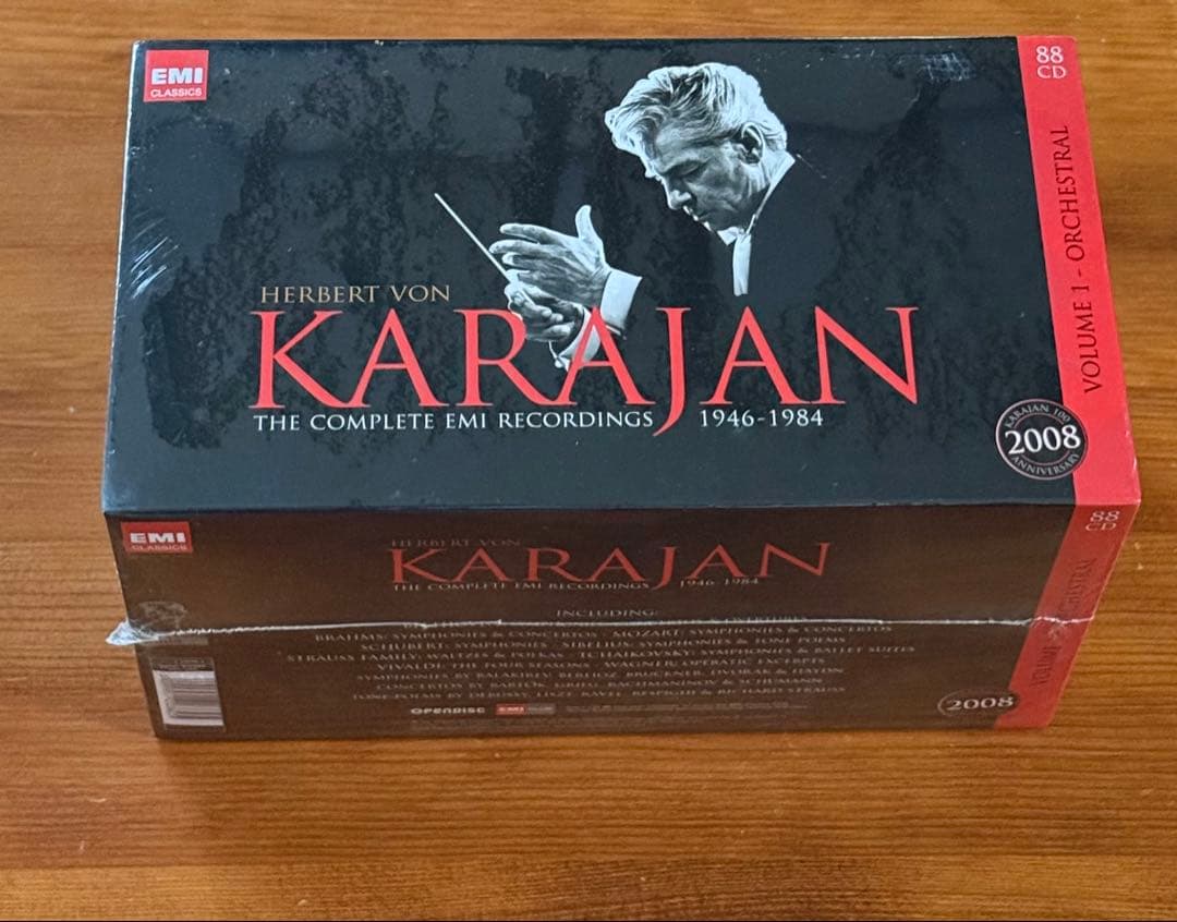 カラヤン　コンプリートレコーディング　88CD EMI録音　1946-1984 Herbert von Karajan - The complete EMI recordings 1946-1984