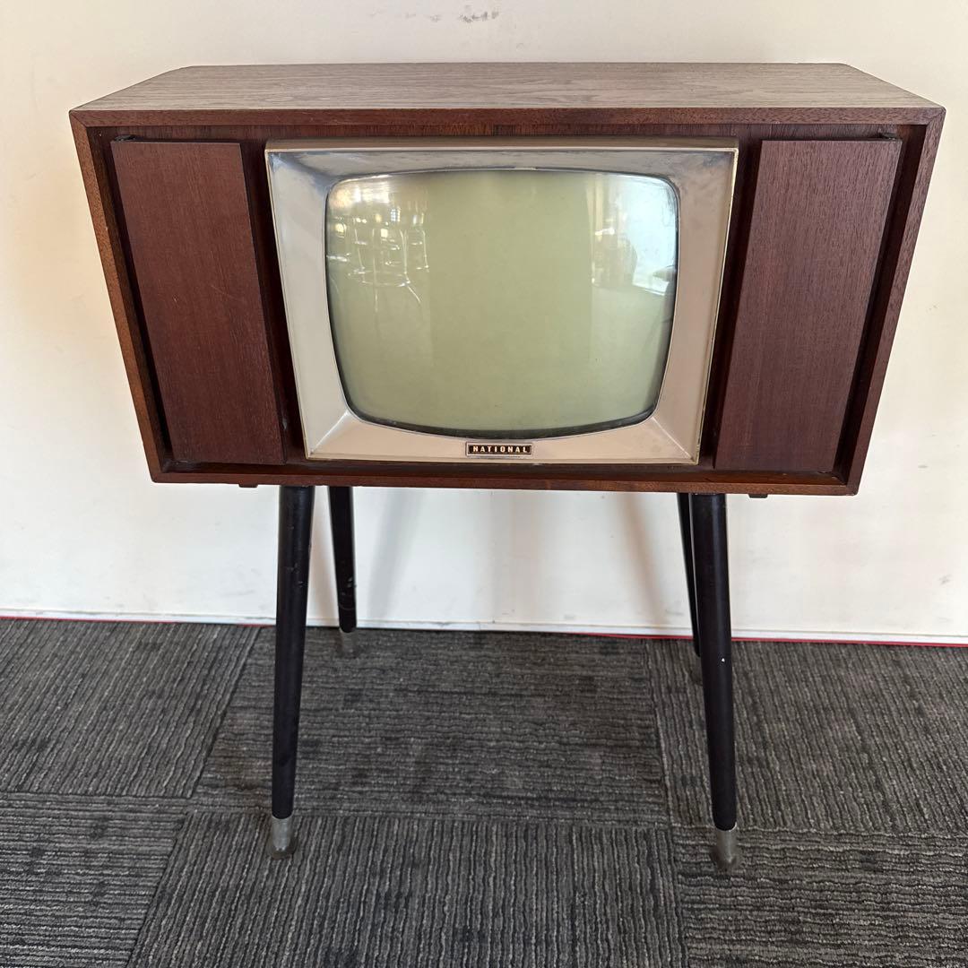 昭和レトロ 真空管 白黒テレビアンテナ付き - メルカリ