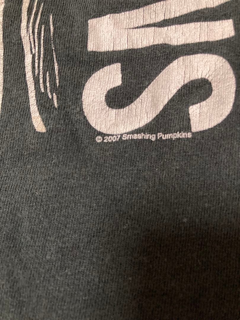 00sスマッシングパンプキンズ バンドTシャツ ビンテージスカル スマパン90s