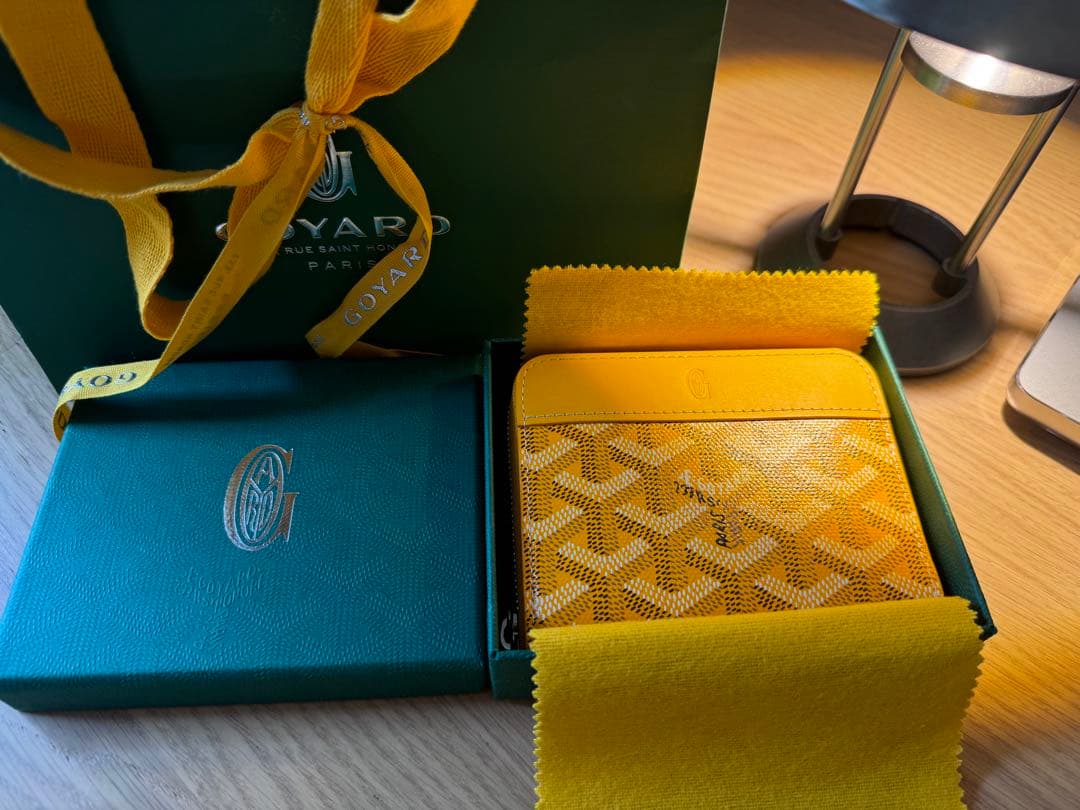 GOYARD ゴヤール ラウンジジップ　財布 イエロー GOYARD（ゴヤール） 財布 メンズ 長財布 イエロー 正規品 APMZIP GM 8