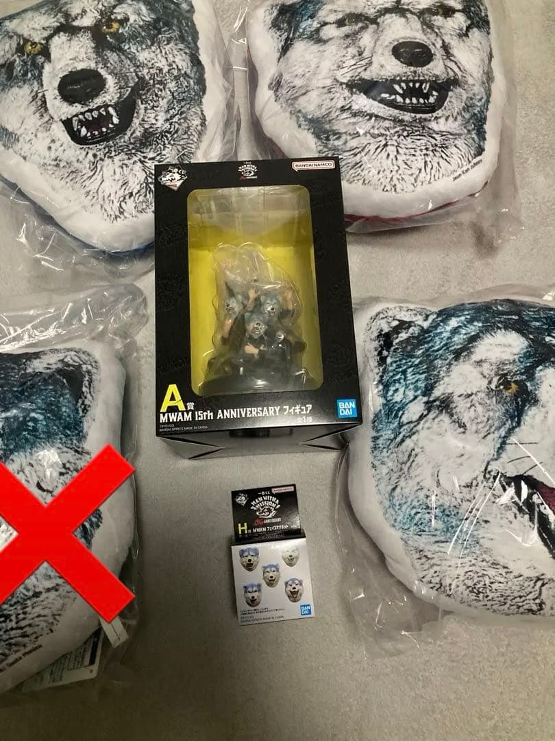 一番くじ MAN WITH A MISSION A,D,E,,G,H賞セット