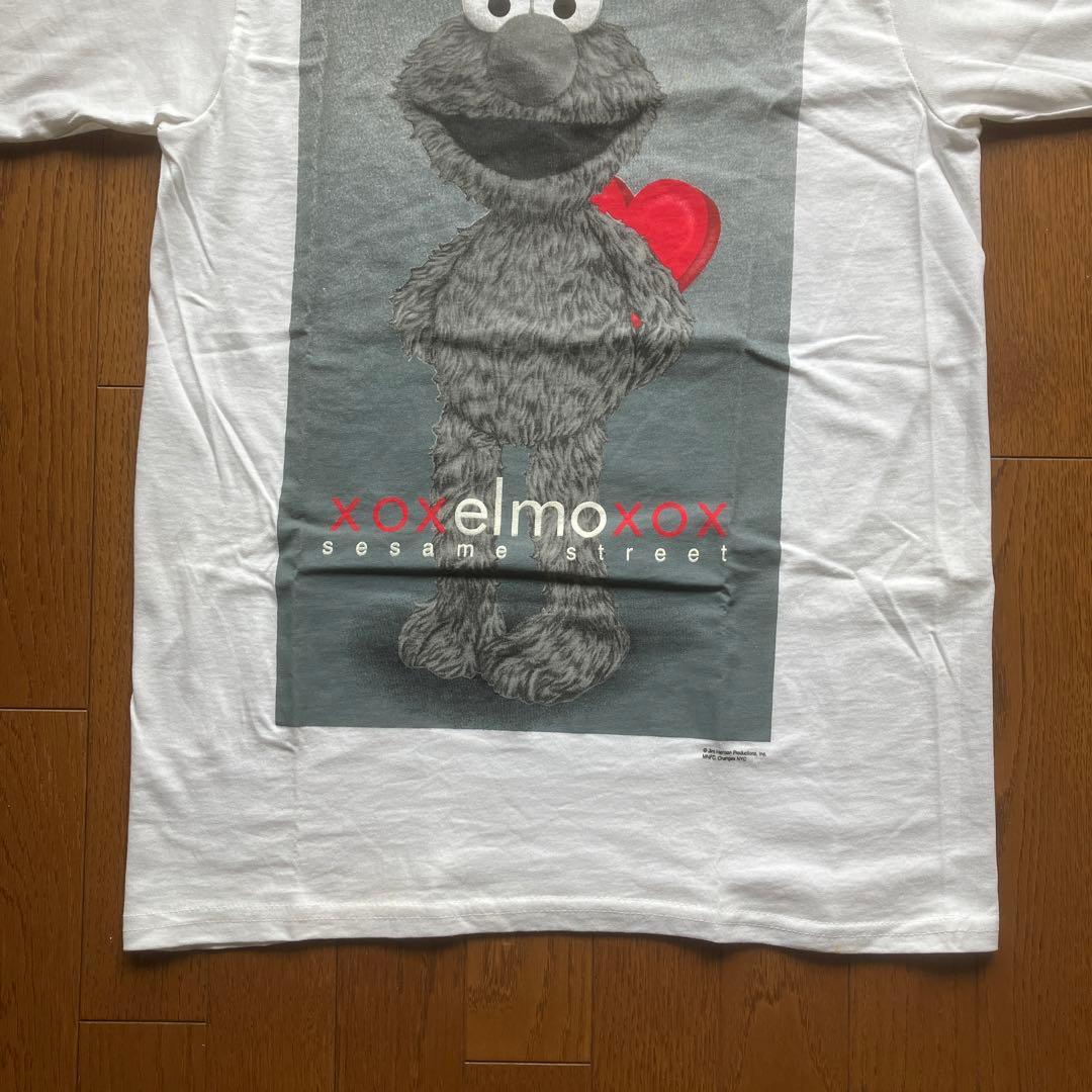 XZ503 Tシャツ エルモ elmo セサミストリート 90s 白 深瀬着用 - メルカリ