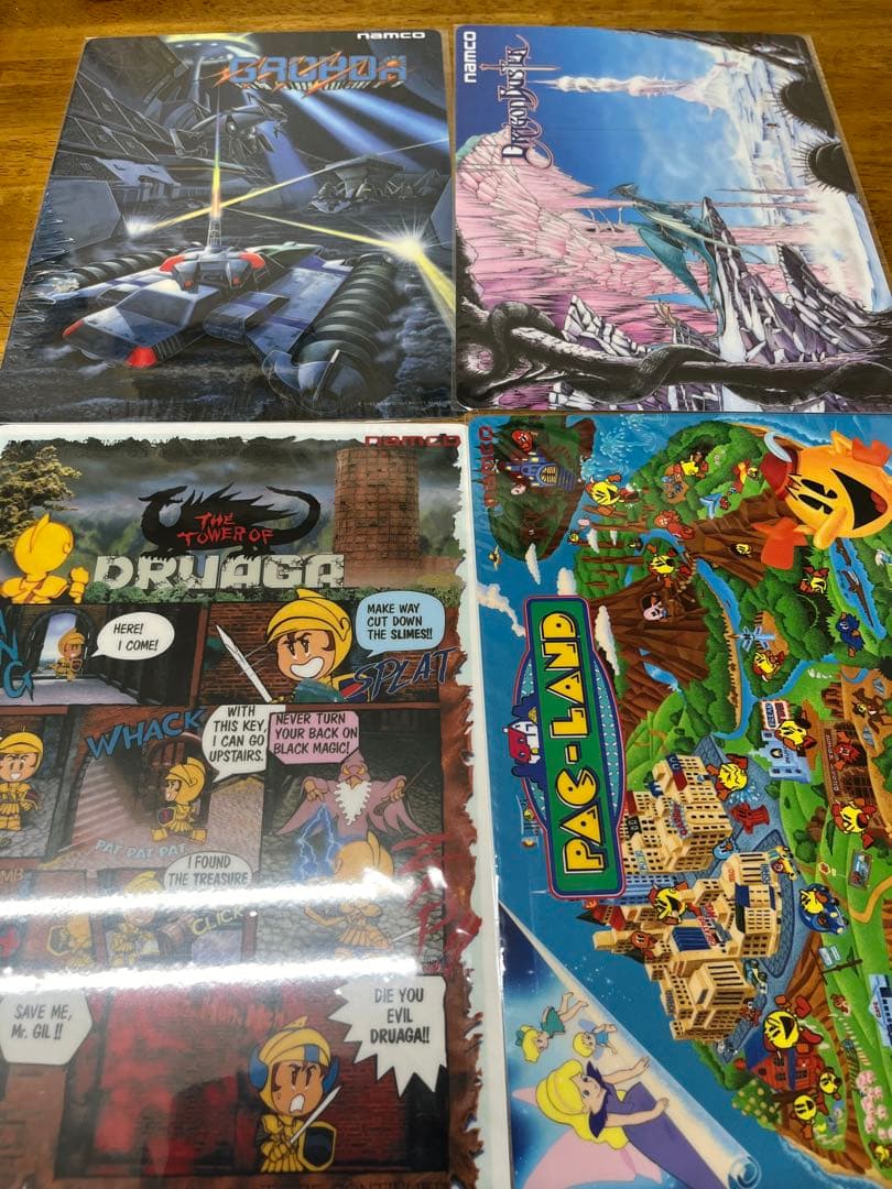 NAMCO MUSEUM OF ART　ナムコレジェンダリー下敷き　コンプリート