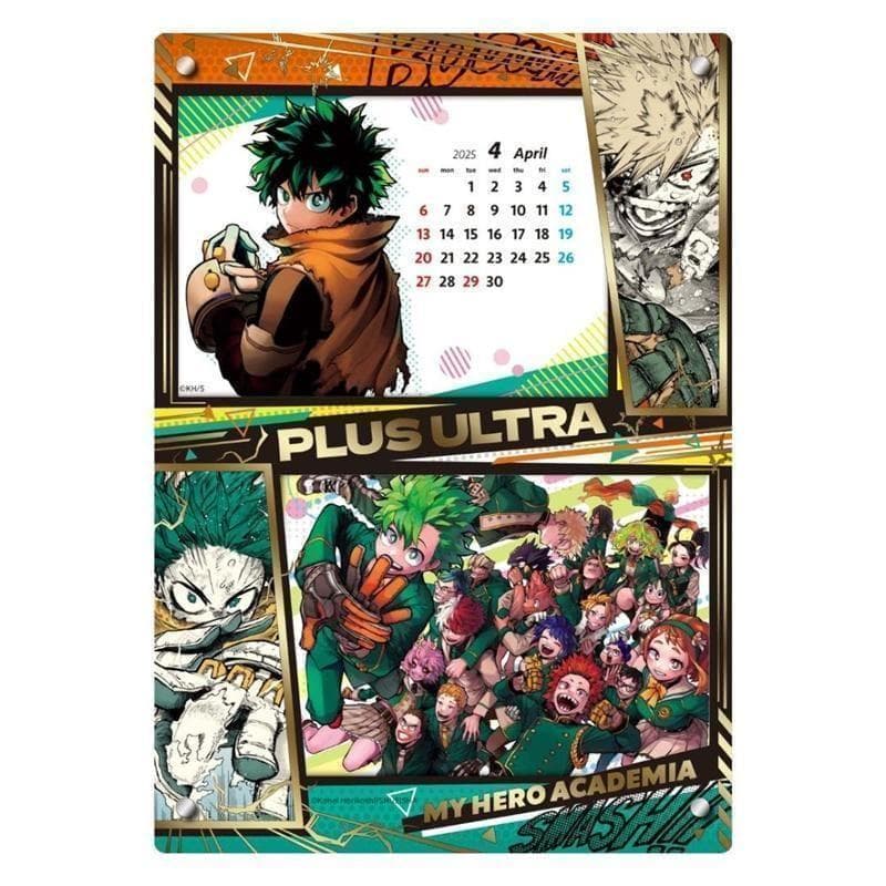 ヒロアカ コミックカレンダー2025年 JCS限定 アクリルスタンドカレンダー