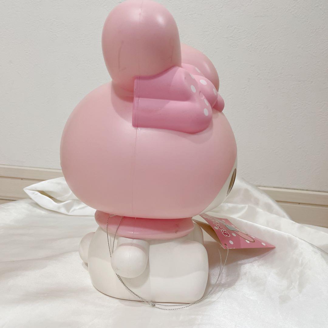 マイメロディ Ｂｉｇ貯金箱 ピンクリボン●サンリオ ２０１２年製