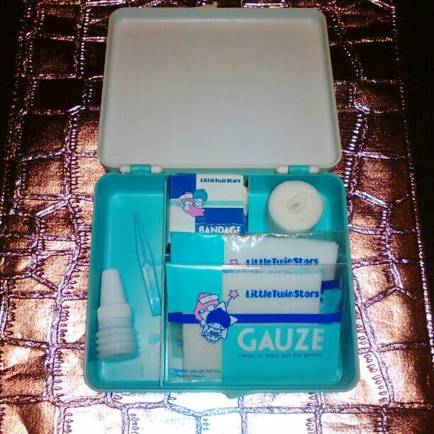 1976年 キキララ 救急セット ケース ボックス 昭和 レトロ ファンシー