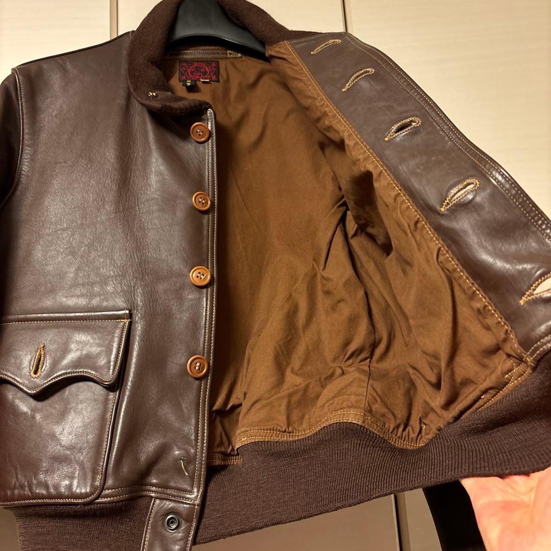 超レア EVIS エヴィス A-1 レザージャケット 34 - メルカリ