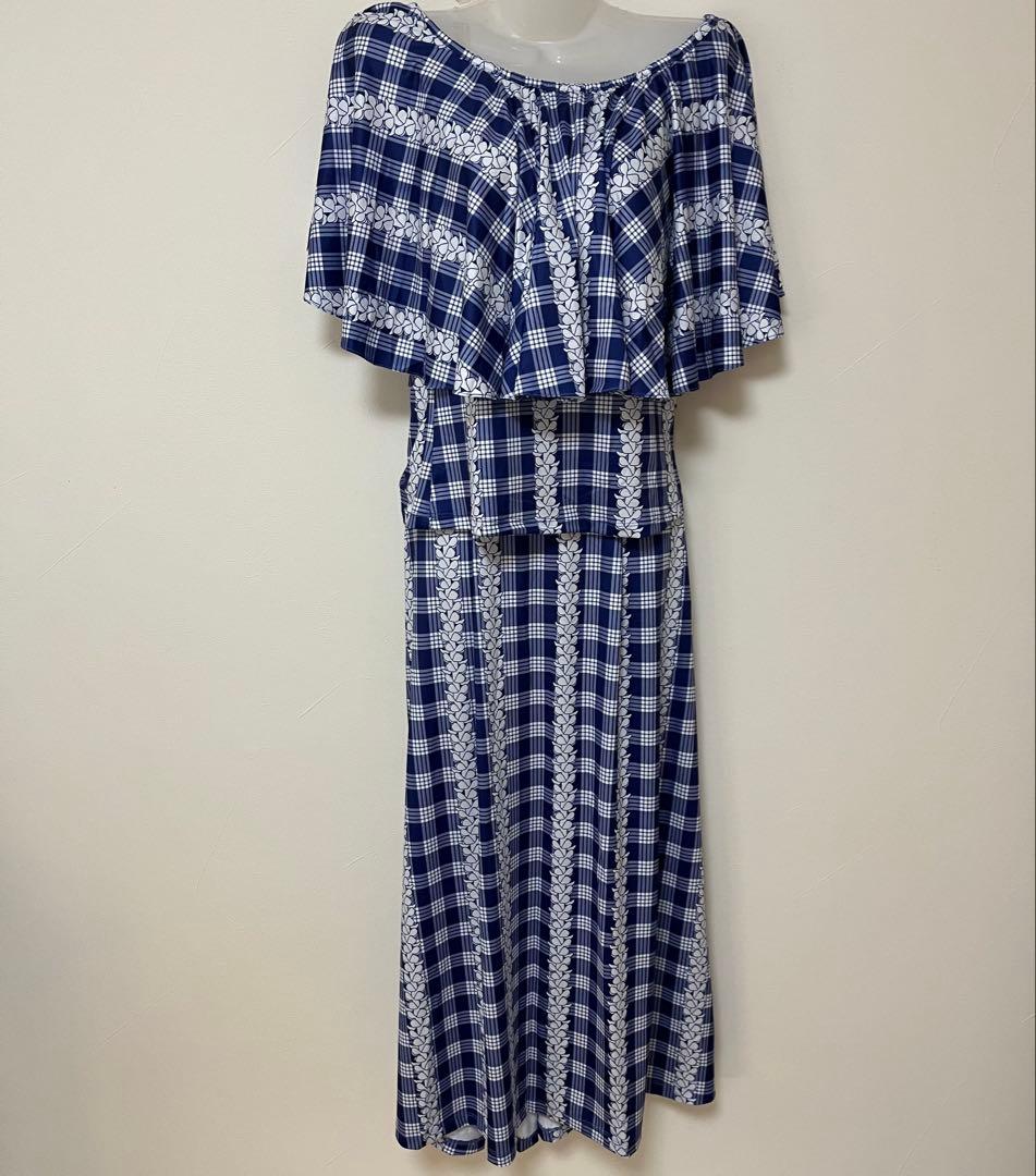 LULUOLI パカラ レフア ブラウス＆スカート ネイビー 未使用 フリー