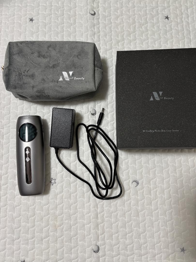 【美品】即日発送 No end Beauty コードレス脱毛器 Noend ノーエンド コードレス脱毛器 W クーリング フォト スキンケア