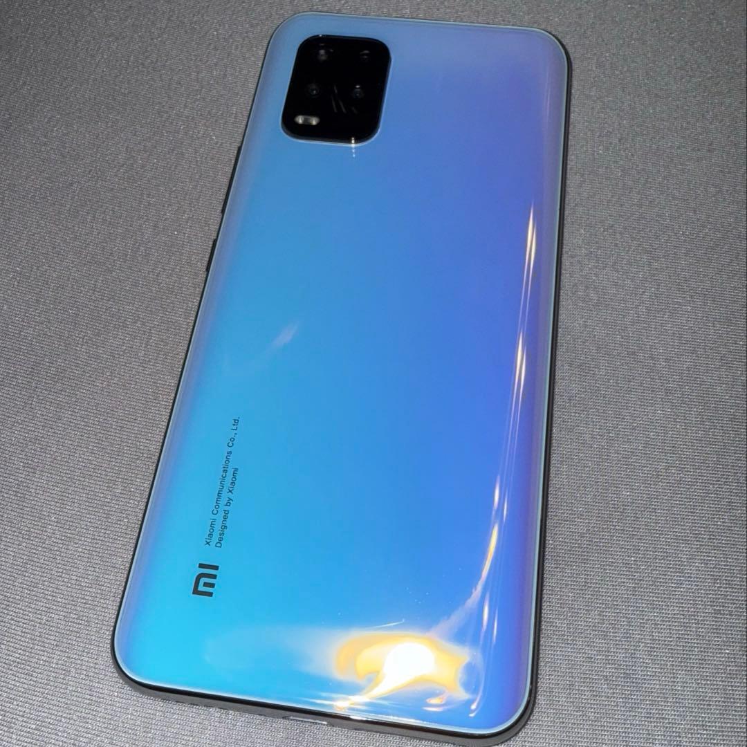 スマホ　Xiaomi Mi 10 Lite 5G XIG01 SIMフリー　美品 Mi 【液晶美品】Mi 10 Lite 5G XIG01 au コズミックグレー SIMフリー